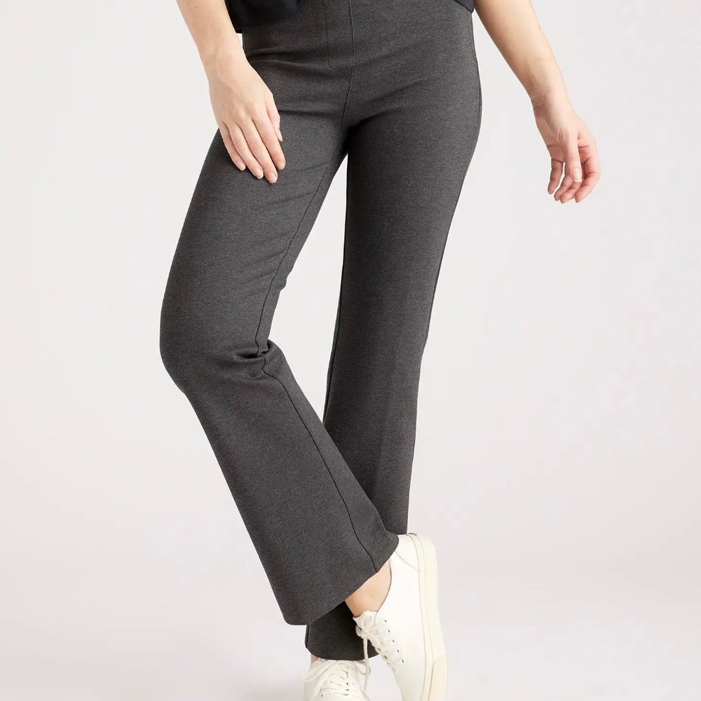 Bootcut Gray Petite S Pants, Quince